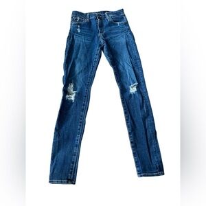 Adriano Goldschmied The Farrah High Rise Skinny Ankle Jeans Size 24R